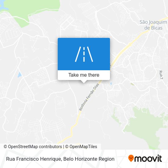 Rua Francisco Henrique map