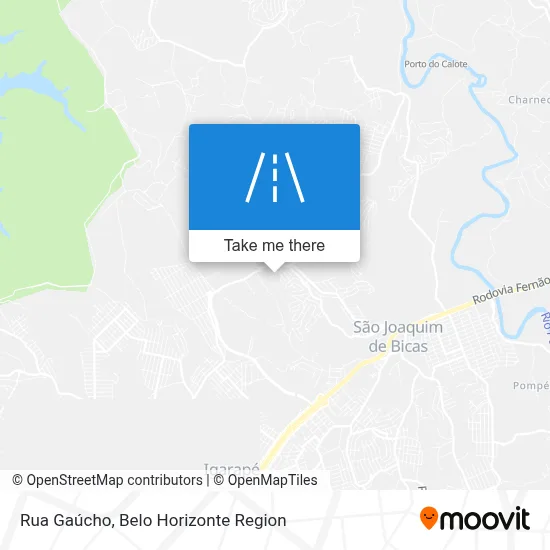 Rua Gaúcho map