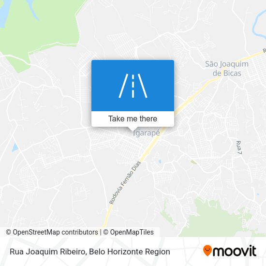 Rua Joaquim Ribeiro map