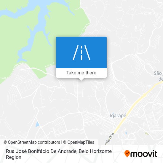 Rua José Bonifácio De Andrade map