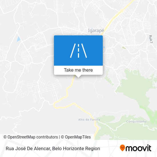 Rua José De Alencar map