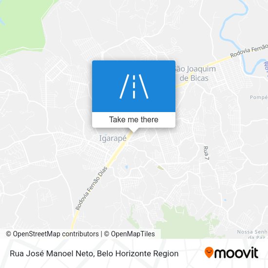 Rua José Manoel Neto map