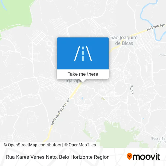 Rua Kares Vanes Neto map