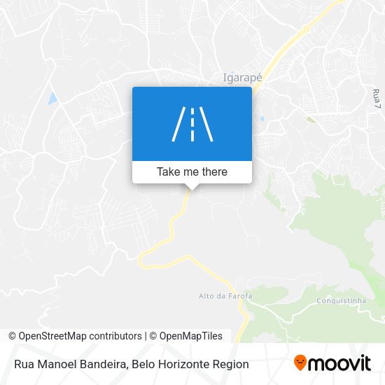 Rua Manoel Bandeira map
