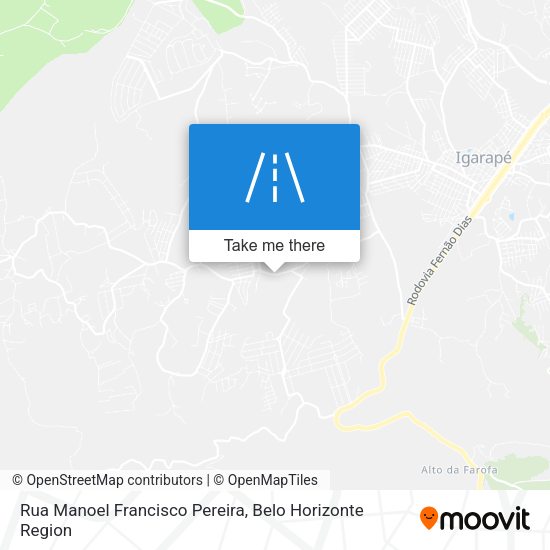 Rua Manoel Francisco Pereira map