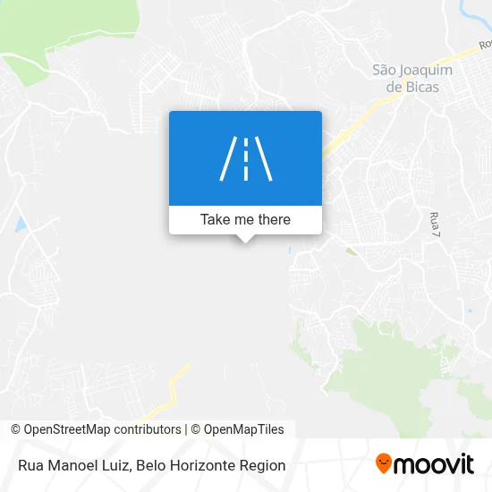 Rua Manoel Luiz map