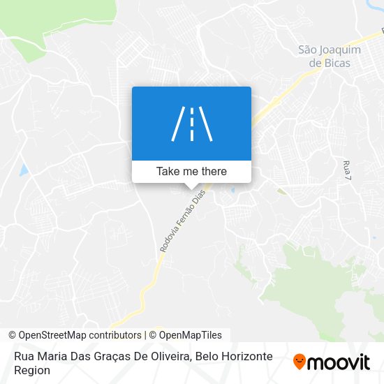 Rua Maria Das Graças De Oliveira map