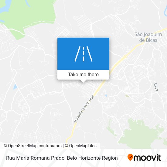 Rua Maria Romana Prado map