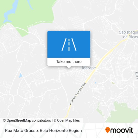 Rua Mato Grosso map