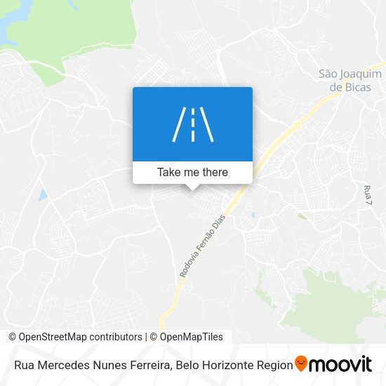 Rua Mercedes Nunes Ferreira map