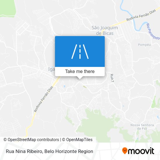 Rua Nina Ribeiro map
