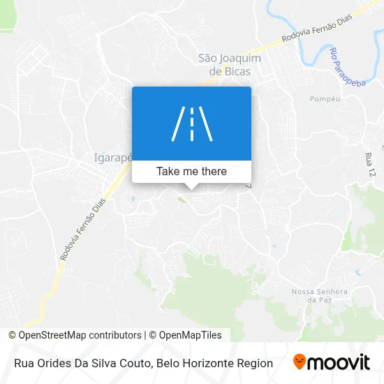 Rua Orides Da Silva Couto map