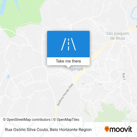 Rua Osório Silva Couto map