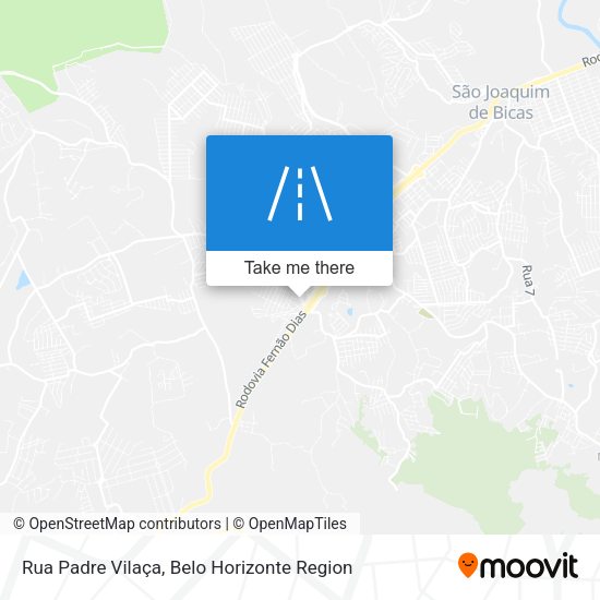 Rua Padre Vilaça map