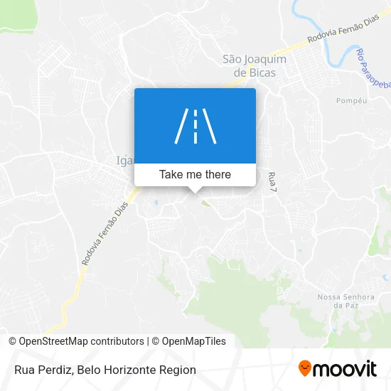 Rua Perdiz map
