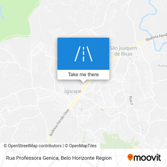 Rua Professora Genica map