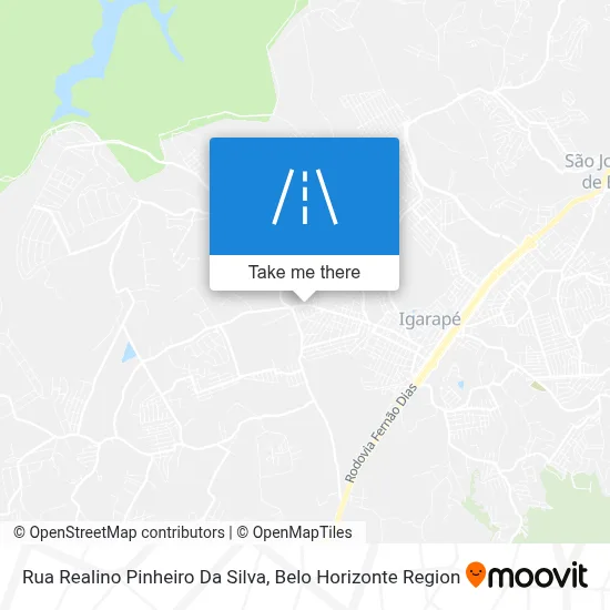 Rua Realino Pinheiro Da Silva map