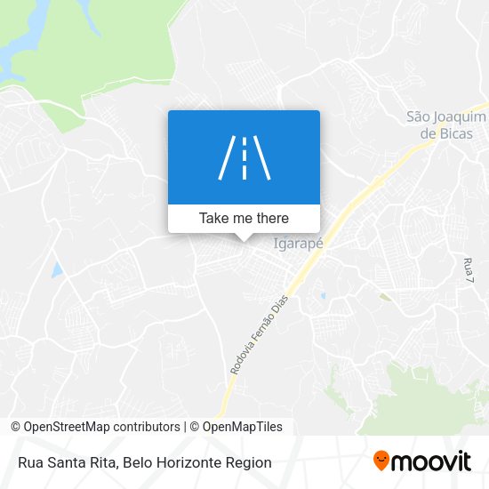 Rua Santa Rita map