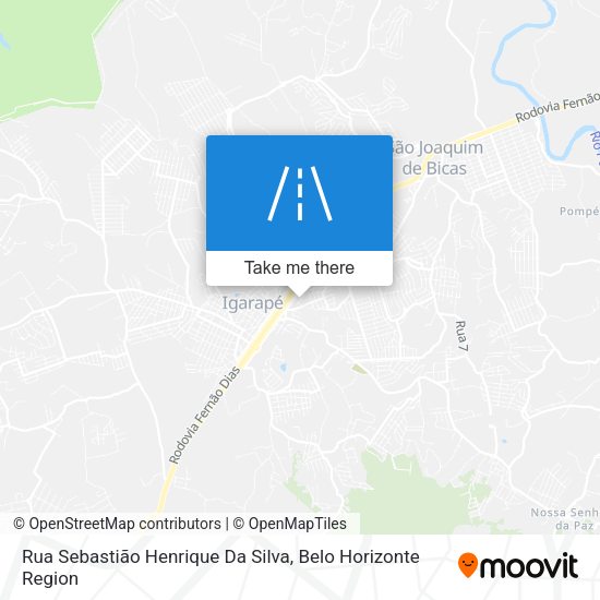 Rua Sebastião Henrique Da Silva map