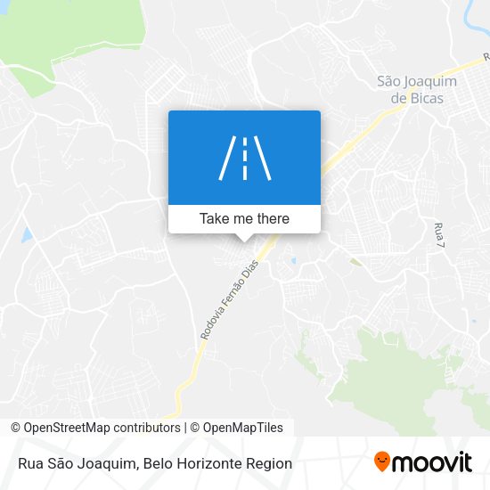Rua São Joaquim map