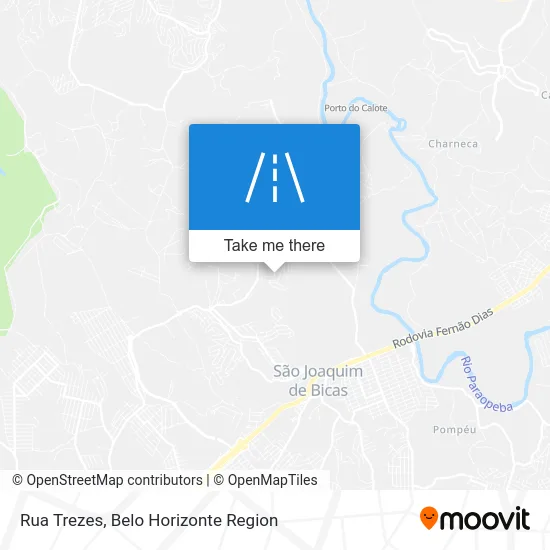 Rua Trezes map