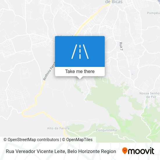 Rua Vereador Vicente Leite map