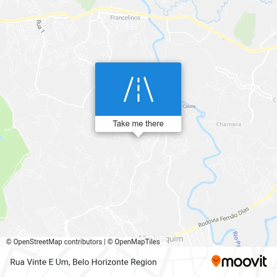 Rua Vinte E Um map