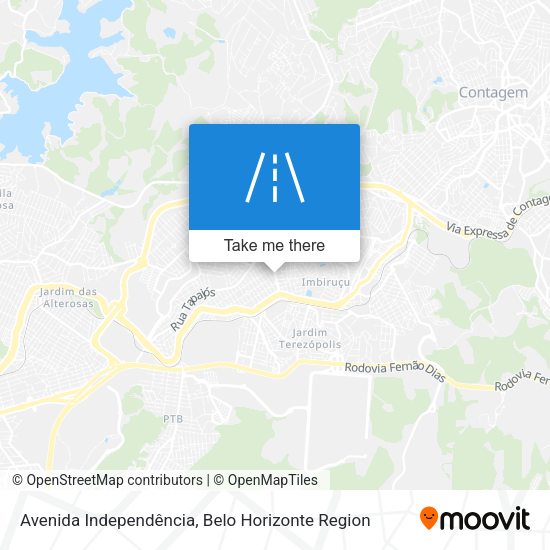 Avenida Independência map