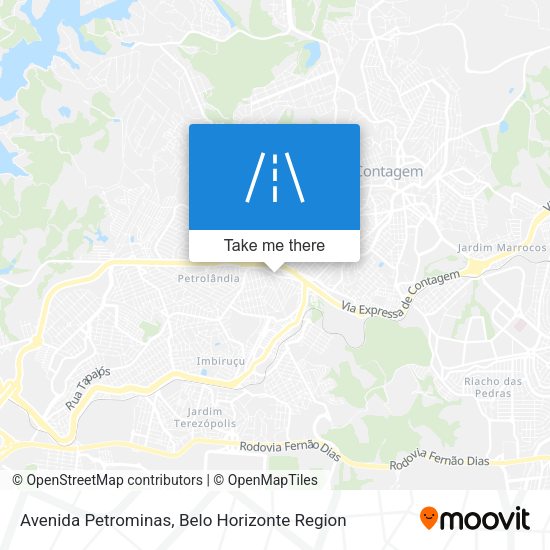 Avenida Petrominas map