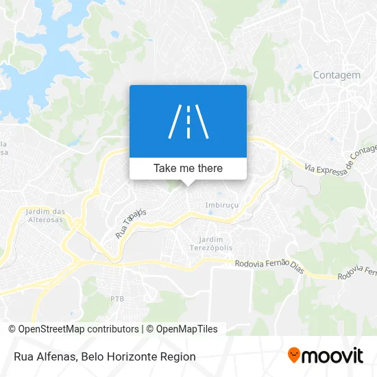Rua Alfenas map