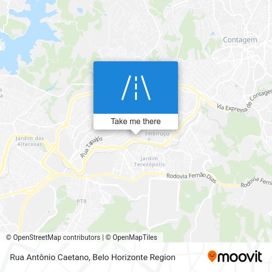 Rua Antônio Caetano map