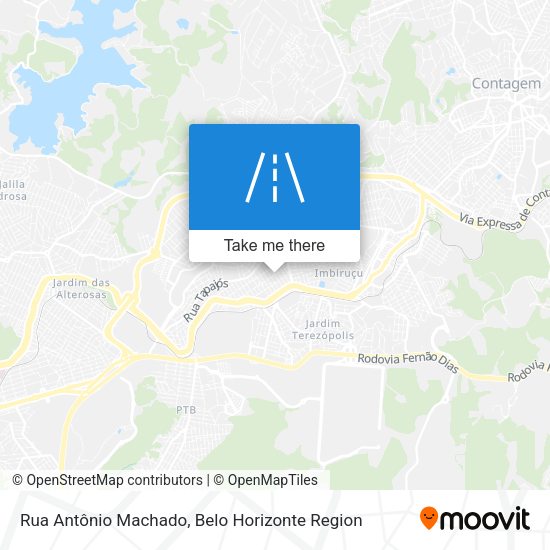 Rua Antônio Machado map