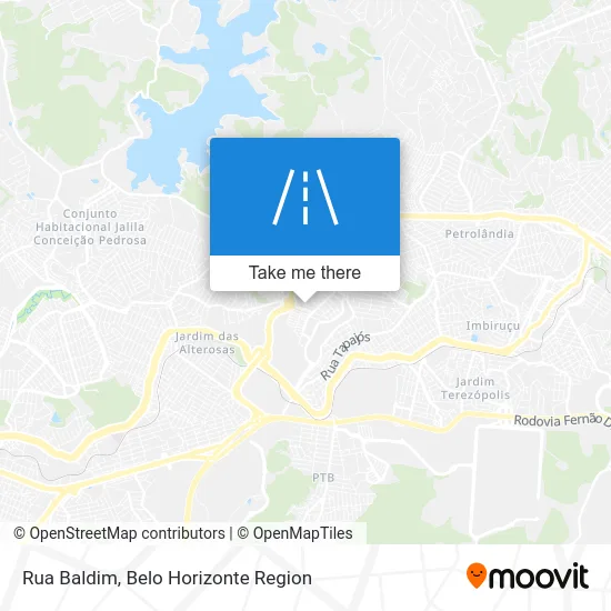 Rua Baldim map