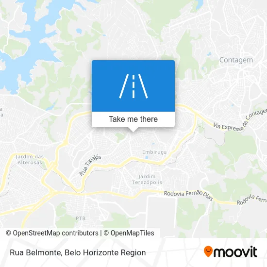 Rua Belmonte map