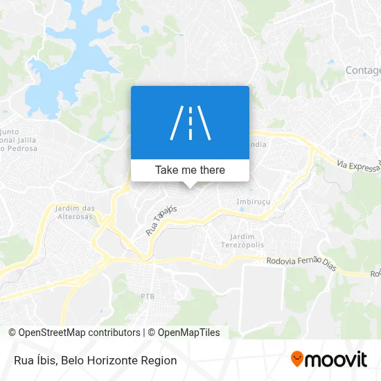 Rua Íbis map