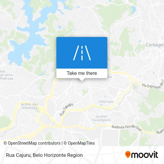 Rua Cajuru map