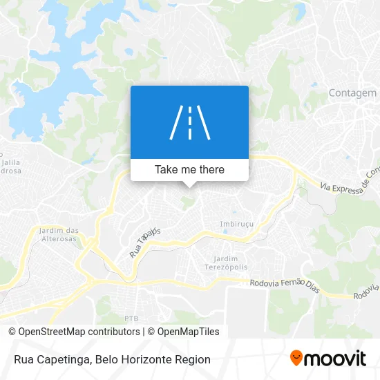 Rua Capetinga map