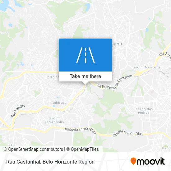 Rua Castanhal map