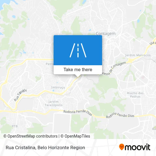 Rua Cristalina map