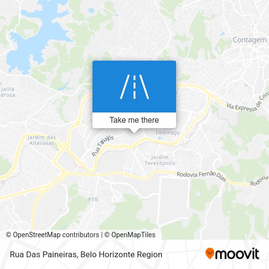 Rua Das Paineiras map