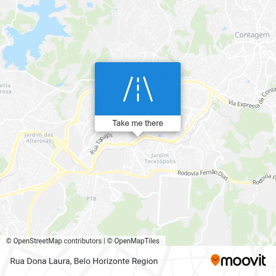 Rua Dona Laura map