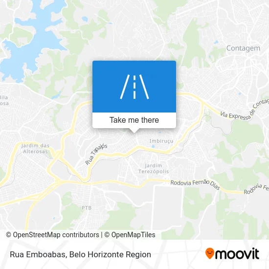 Rua Emboabas map