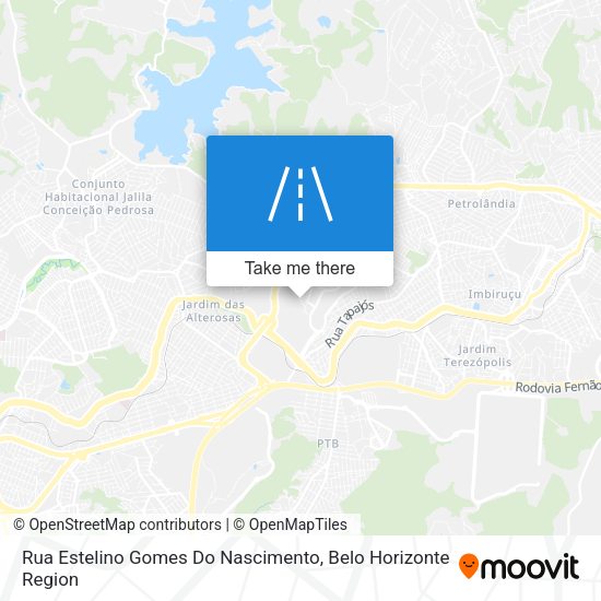 Rua Estelino Gomes Do Nascimento map