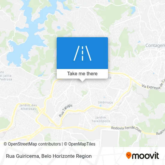 Rua Guiricema map