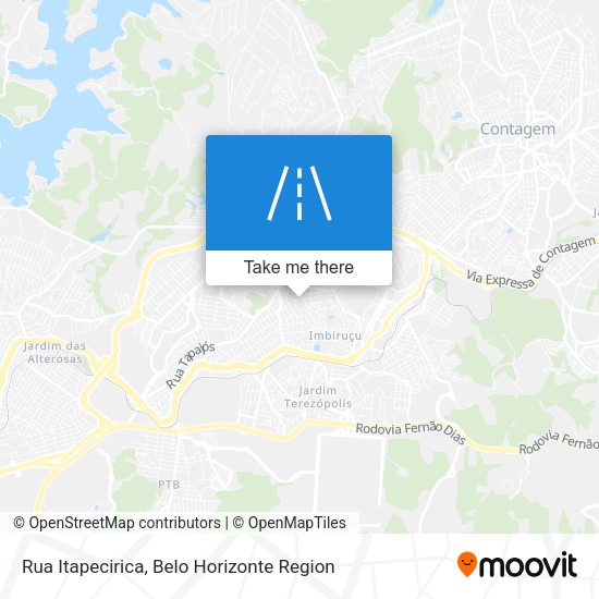 Rua Itapecirica map