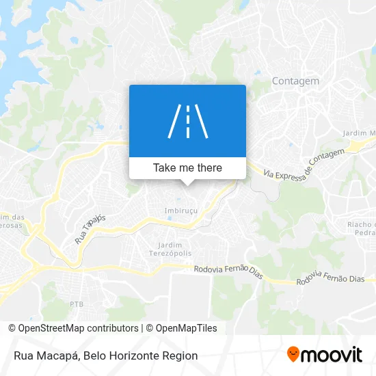 Rua Macapá map