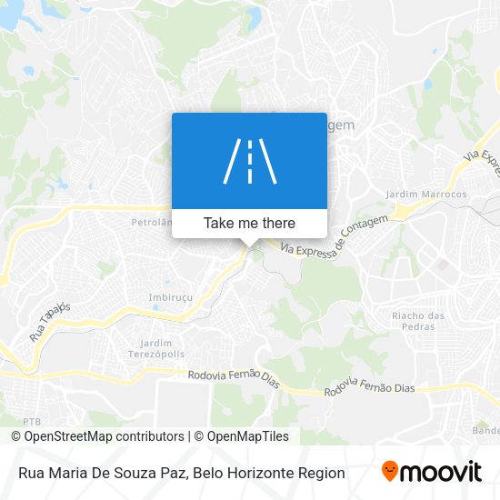 Rua Maria De Souza Paz map