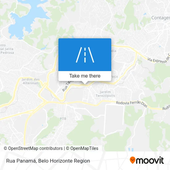 Rua Panamá map