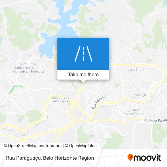 Rua Paraguaçu map