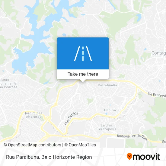 Rua Paraibuna map